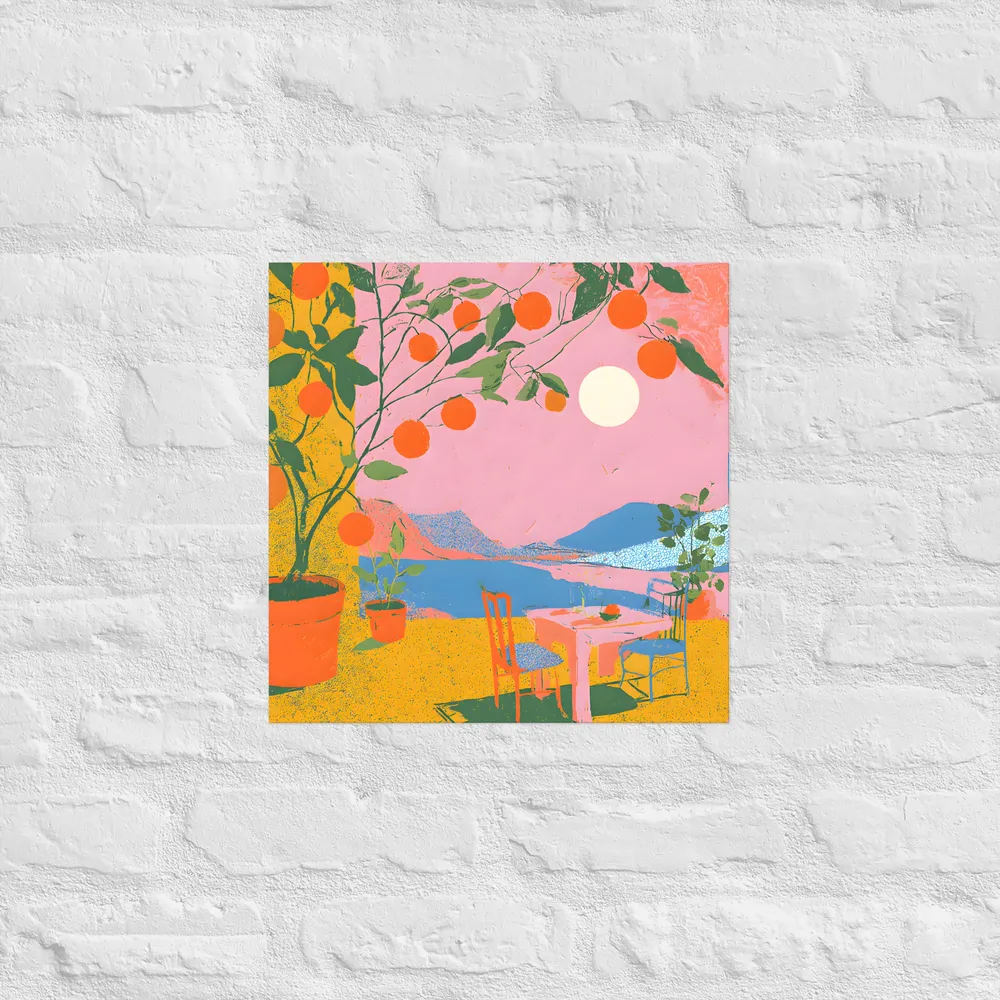 Citrus Terrace 
 Poster | 16″x 16″