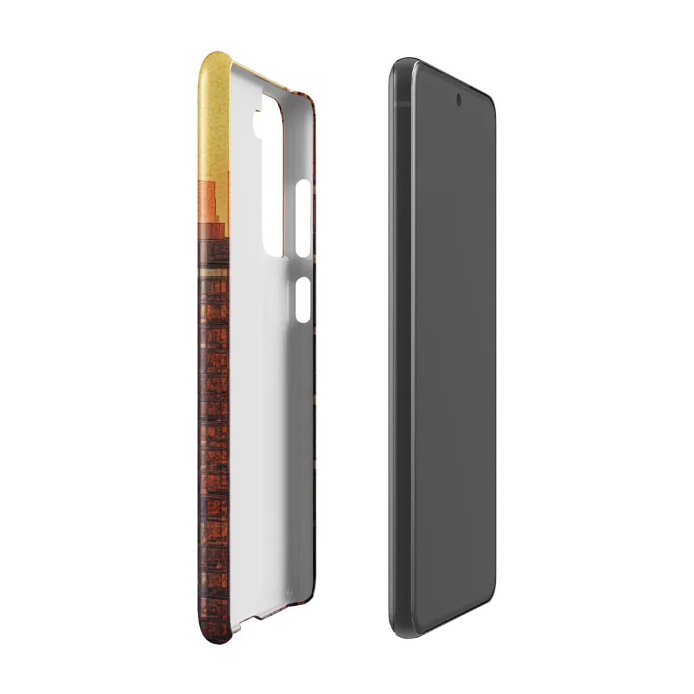 Urban Serenity at Sunset | Phone Case |  S21 FE | Snap Case | Glossy
