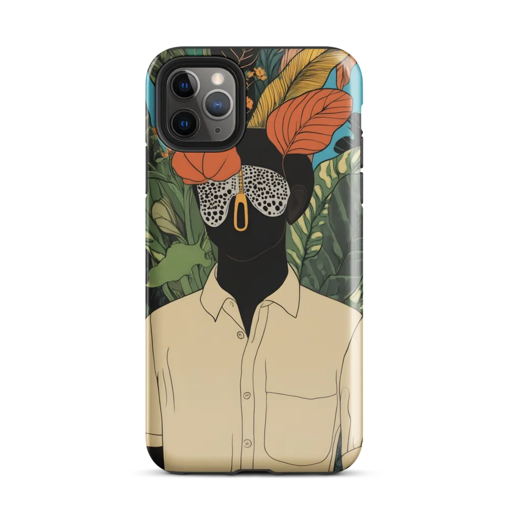 Enigmatic Flora: A Modern Portrait | Phone Case |  11 Pro Max | Tough Case | Glossy