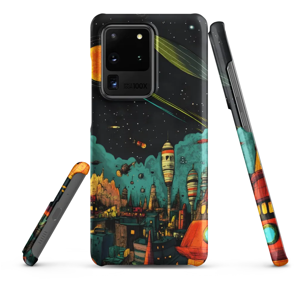 Galactic Cityscape: A Journey Through Imagination