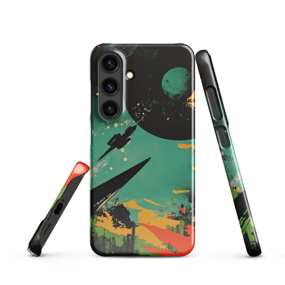 Journey Through the Cosmic Canvas | Phone Case |  S24 | Snap Case | Glossy