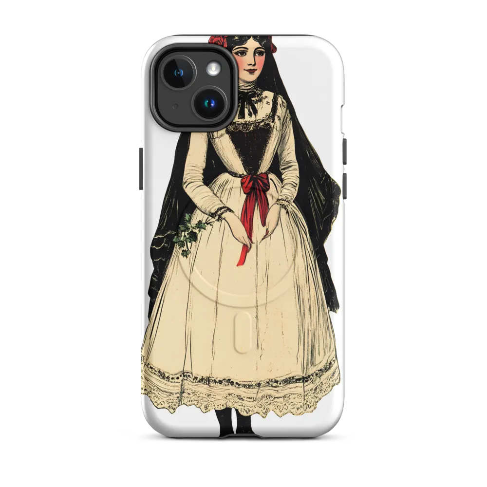 Elegance in Tradition: A Folk Portrait