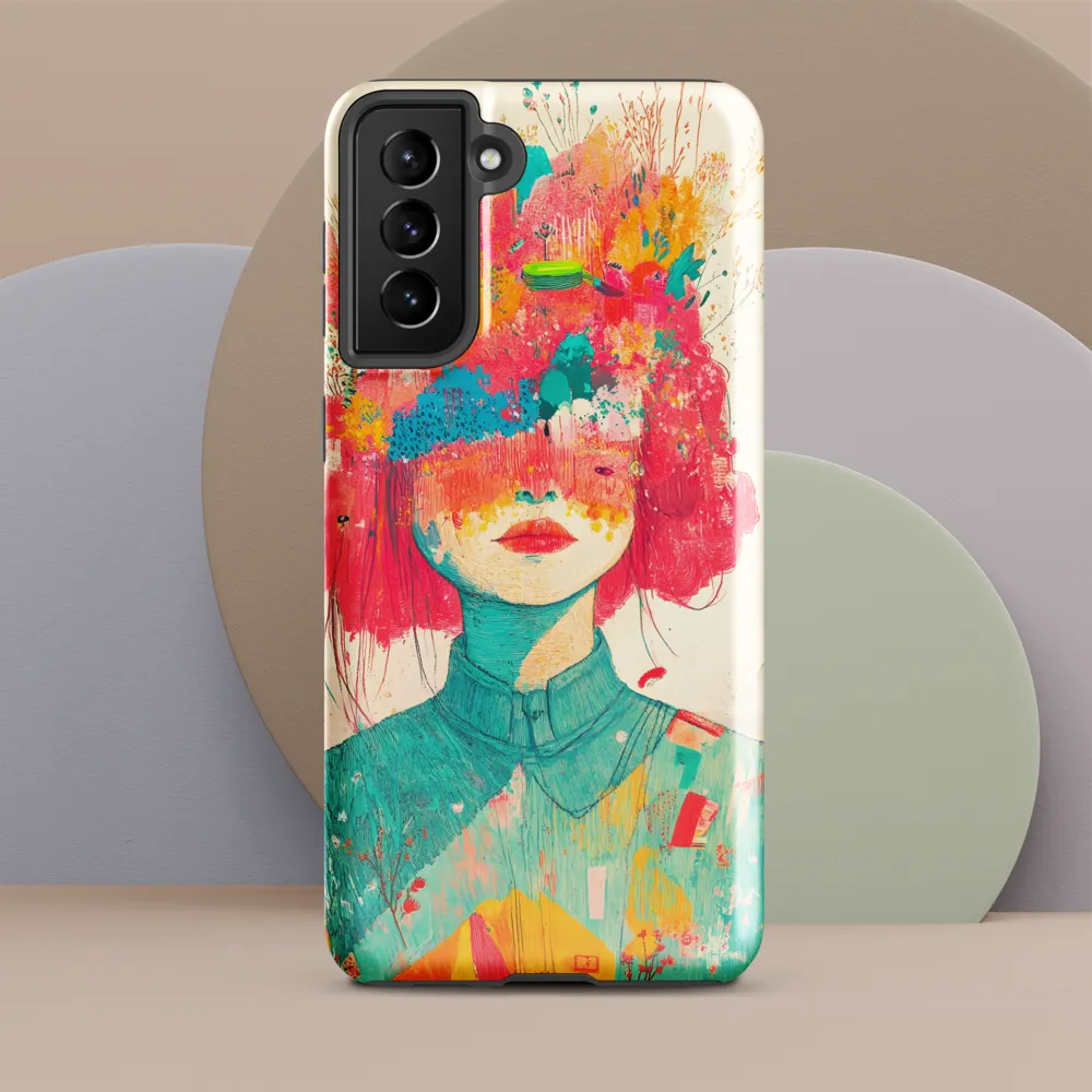 Whimsical Floral Portrait