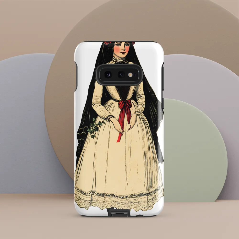 Elegance in Tradition: A Folk Portrait