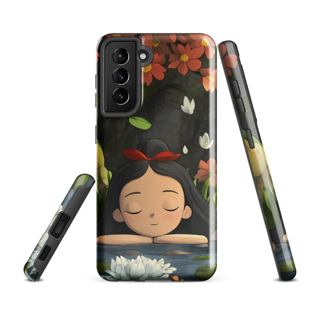 Tranquility by the Waterside | Phone Case |  S21 FE | Tough Case | Glossy