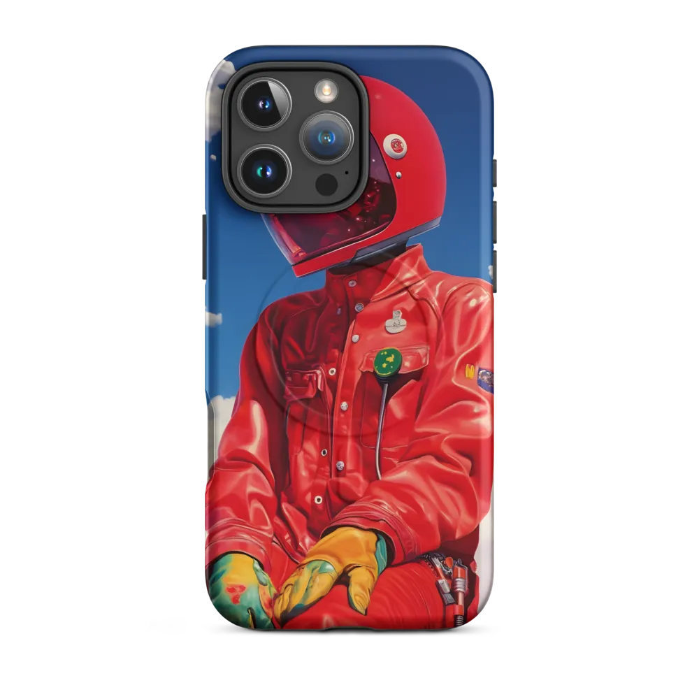 Astronaut in Crimson