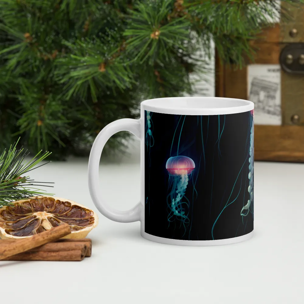 Ethereal Dance of Jellyfish | Mugs | Multiple Sizes & Colors