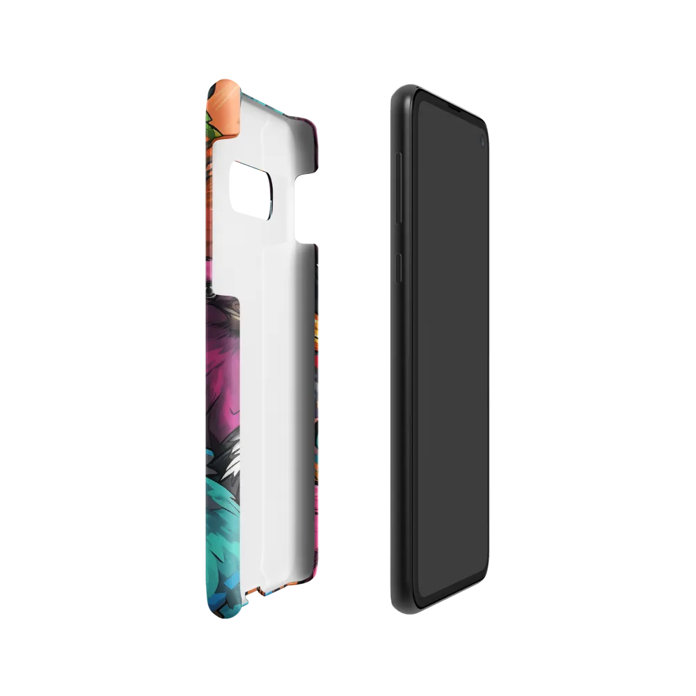 Avian Vortex: A Celebration of Color and Form | Phone Case |  S10e | Snap Case | Matte