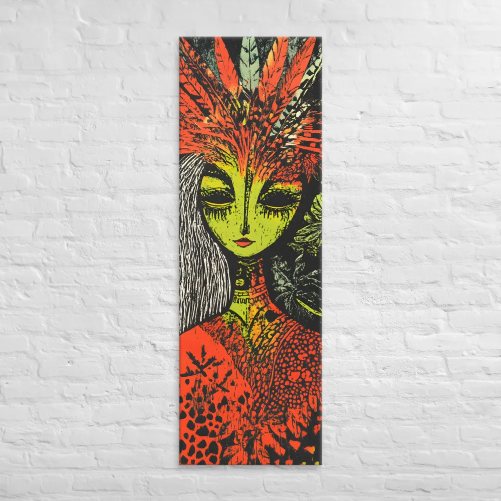 Mystical Flora: A Surreal Portrait