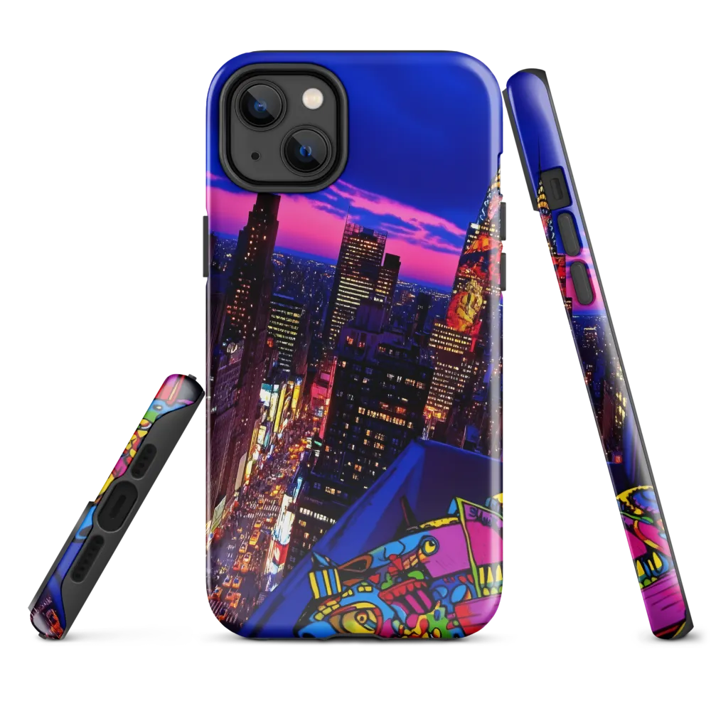 Neon Twilight: A City in Vibrance
