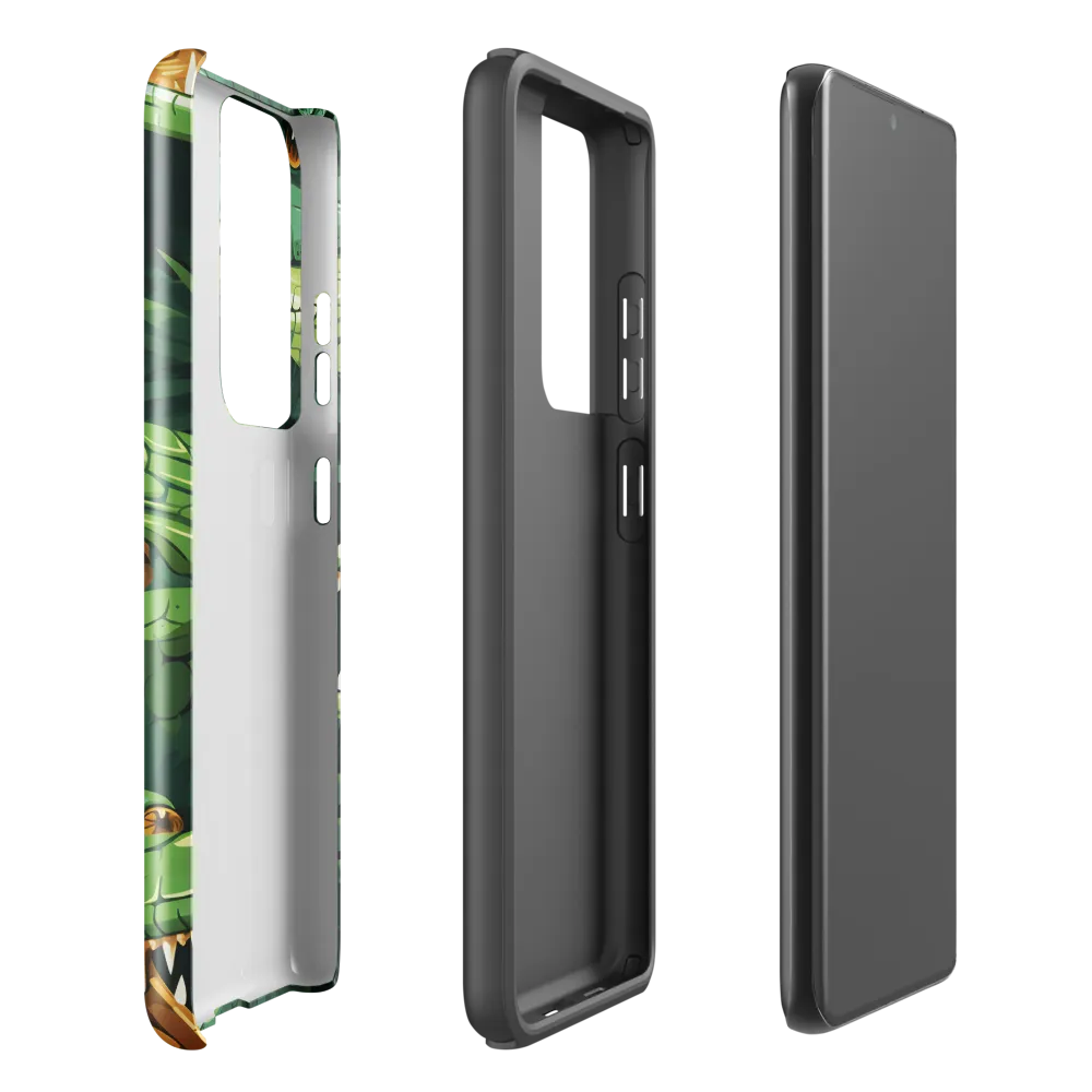 Fierce Crocodilian Medley | Phone Case |  S21 Ultra | Tough Case | Glossy