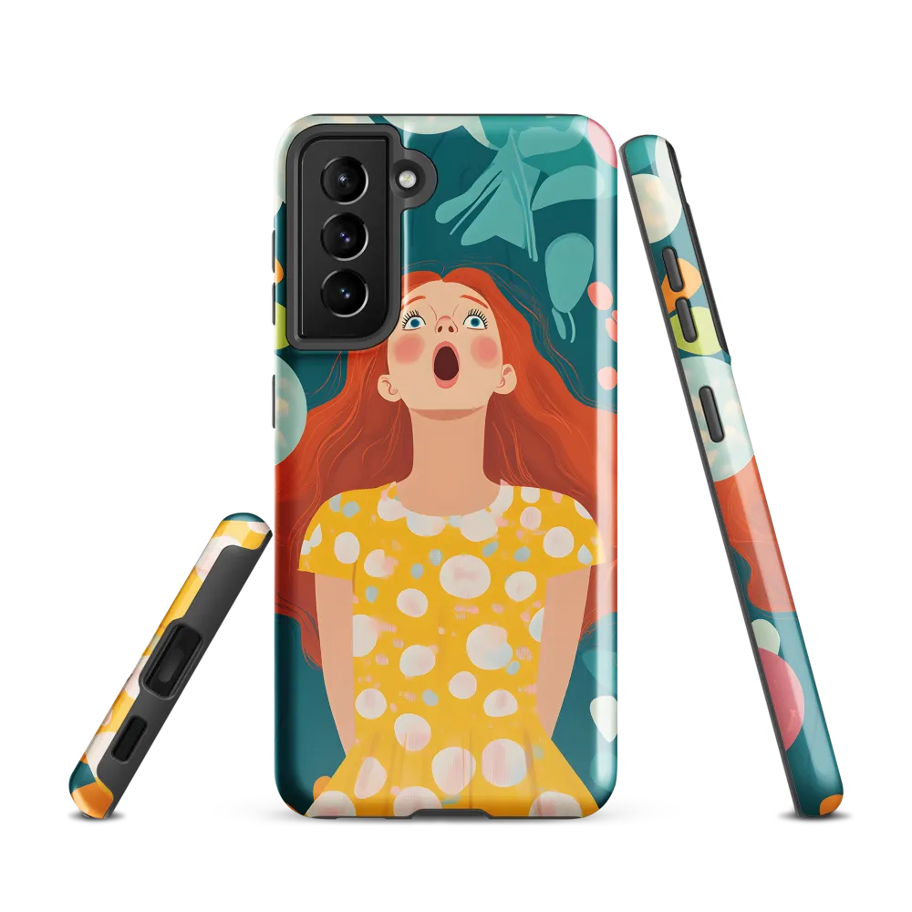 Joyful Expression | Phone Case |  S21 | Tough Case | Glossy