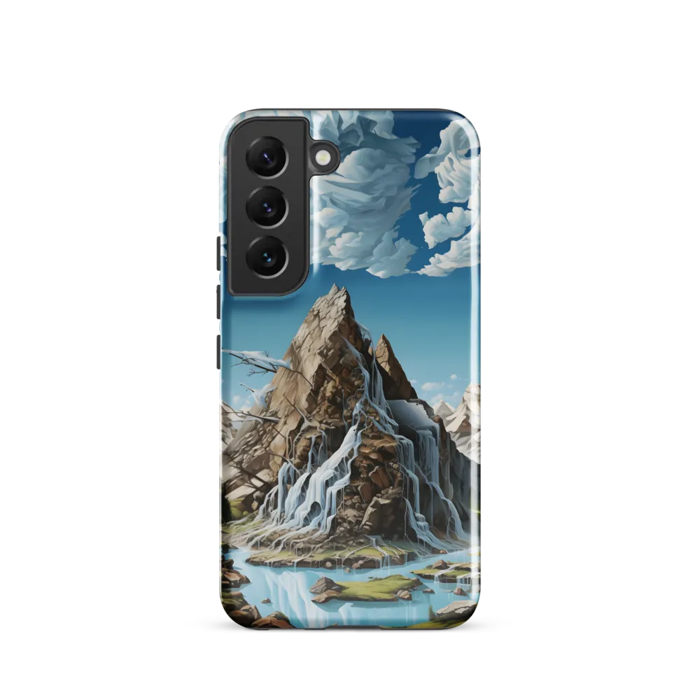 Majestic Cascade: A Mountain Masterpiece