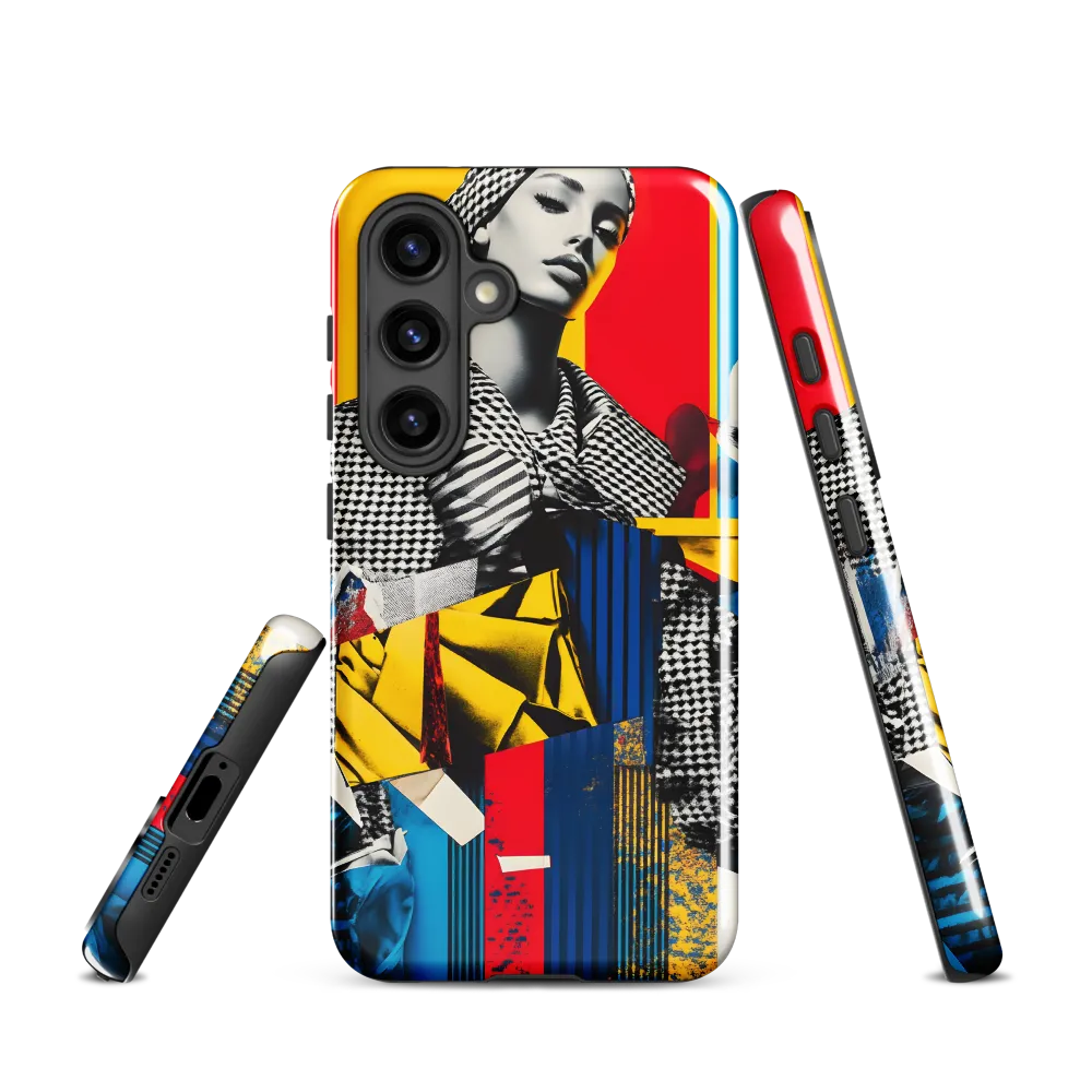 Vibrant Echoes of Fashion | Phone Case |  S24 | Tough Case | Glossy