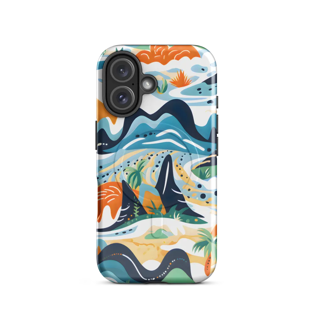 Abstract Tropical Landscape