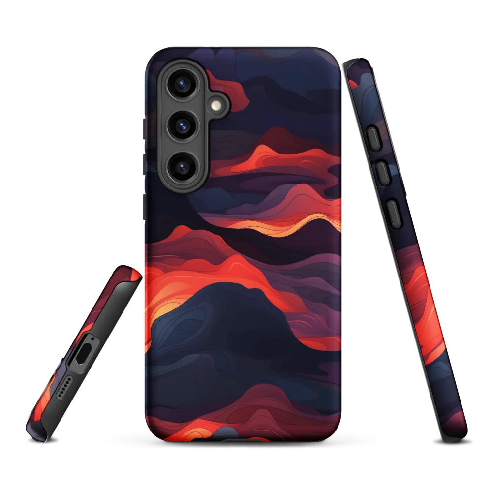 Ethereal Waves of Color | Phone Case |  S24 Plus | Tough Case | Matte