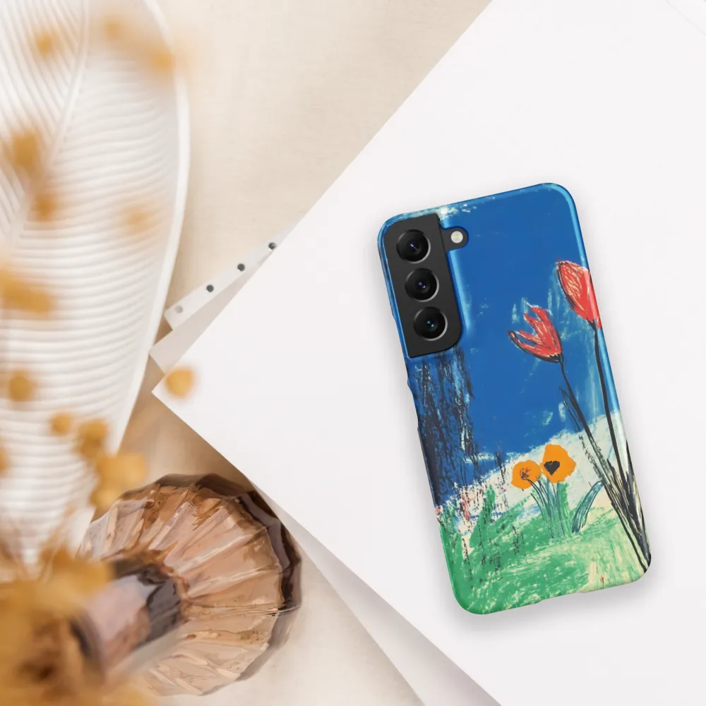 Joyful Blossoms in Blue