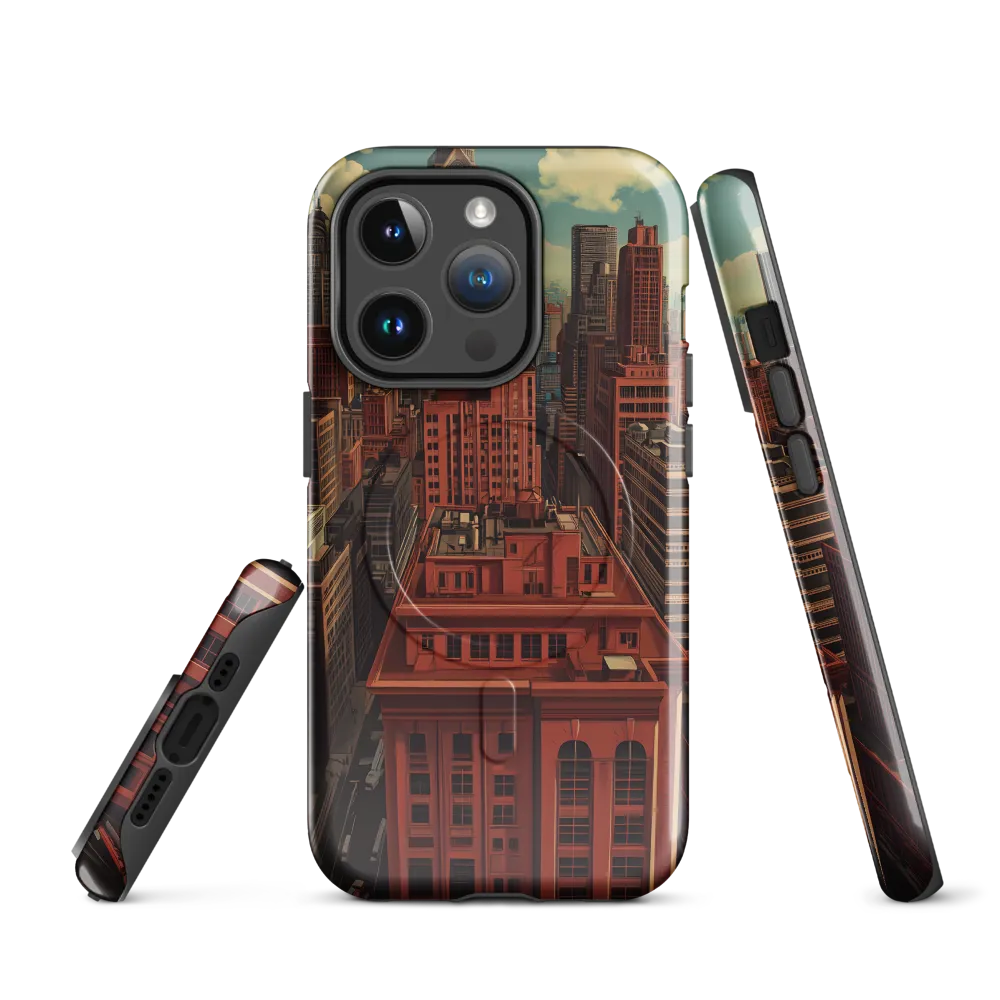 Urban Reverie: A Journey Through the City | Phone Case |  14 Pro | MagSafe® Tough Case | Glossy