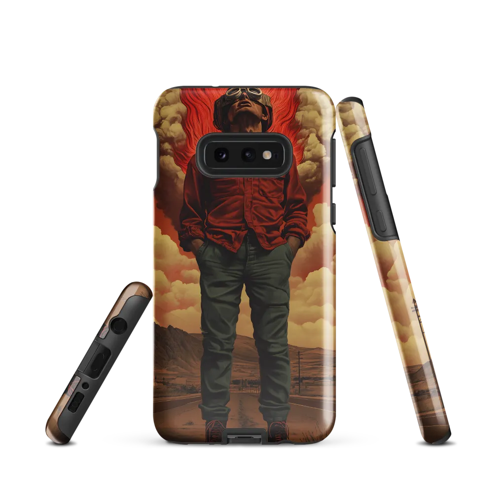 Defiant Spirit in a Surreal Landscape | Phone Case |  S10e | Tough Case | Glossy