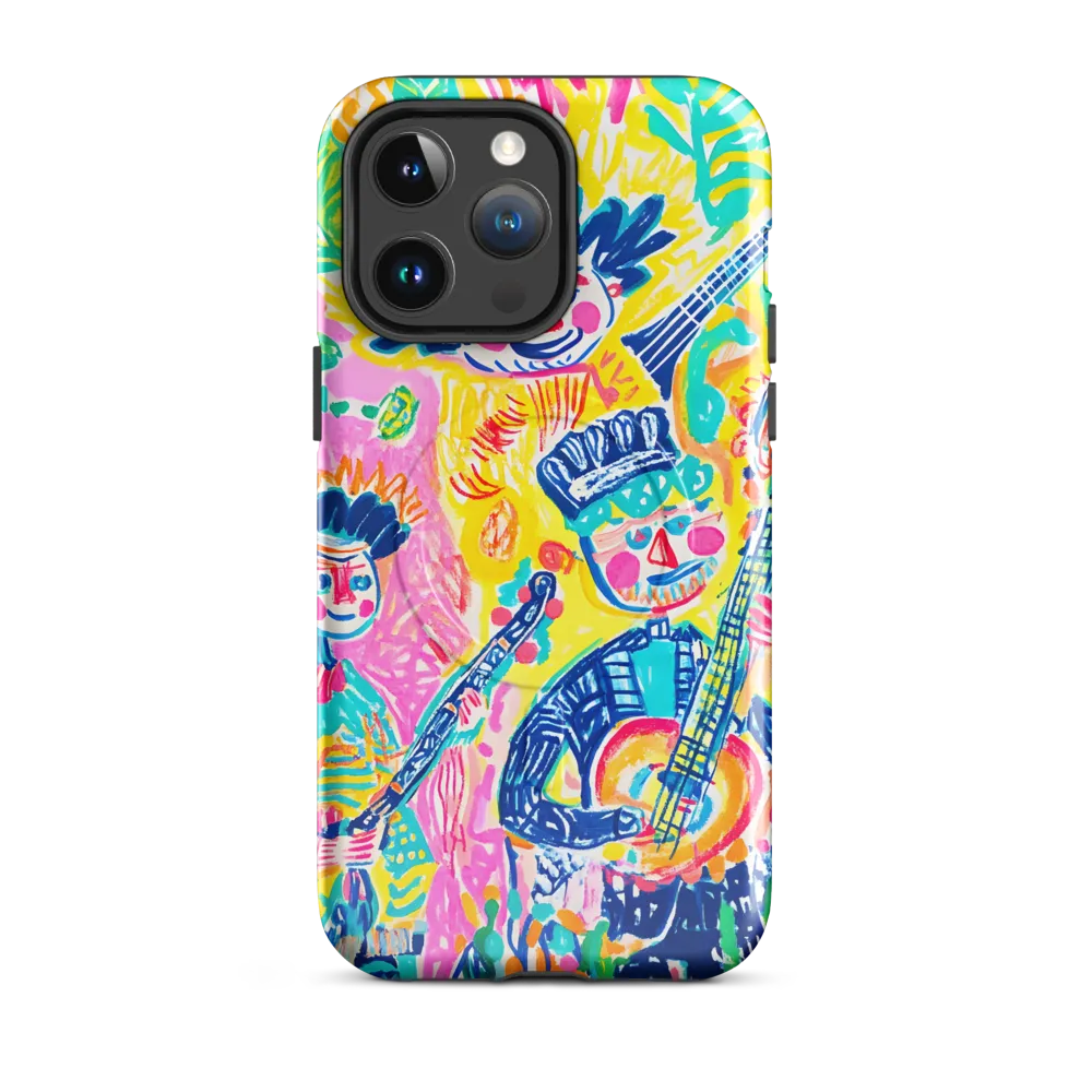 Joyful Duet: A Celebration of Music | Phone Case |  14 Pro Max | MagSafe® Tough Case | Glossy