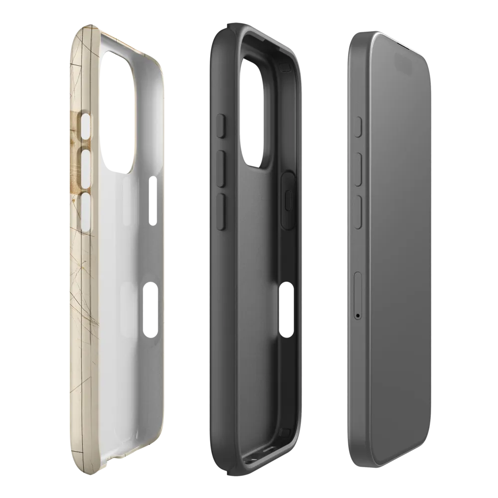 Elegance in Lines | Phone Case |  16 Pro | Tough Case | Matte