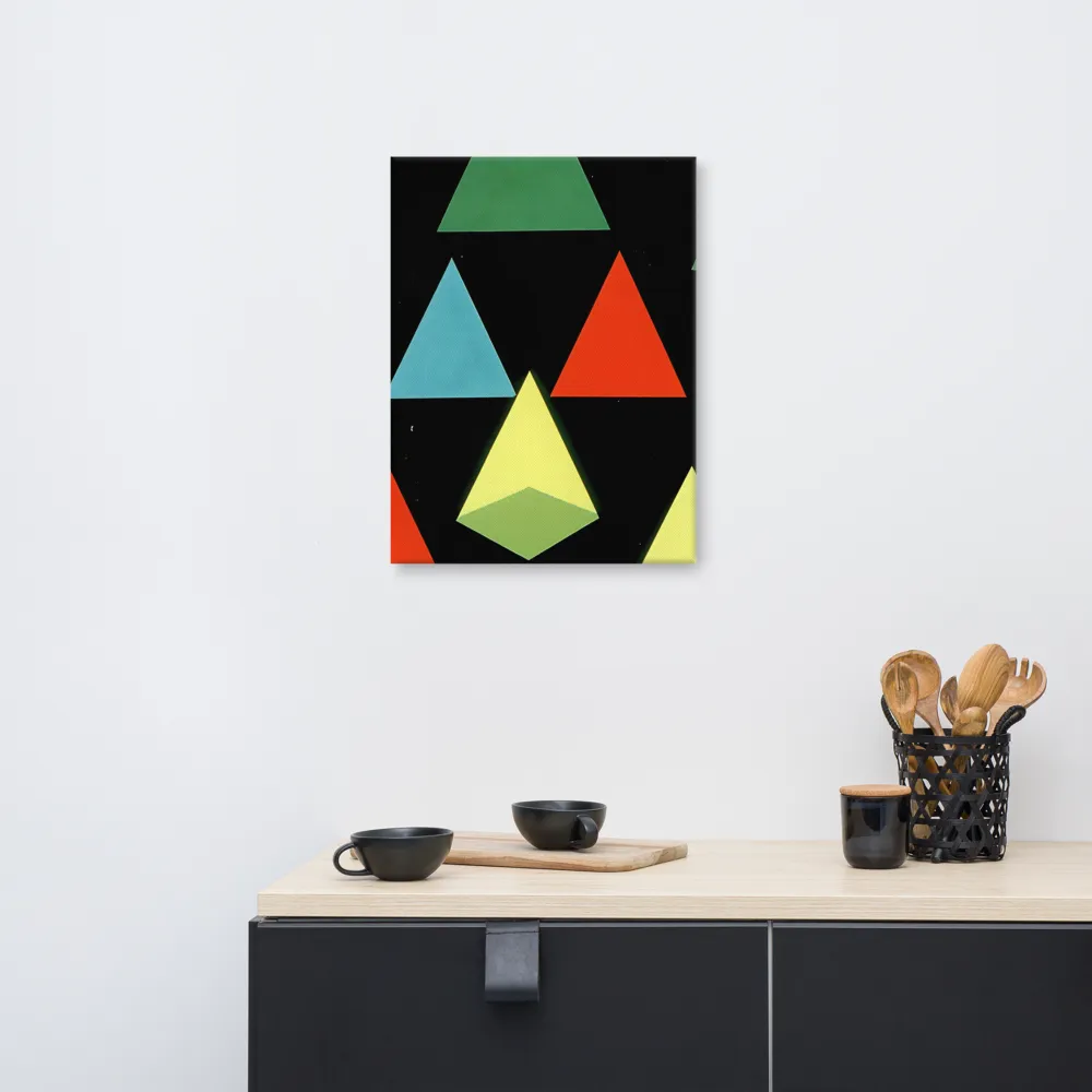 Geometric Harmony in Color | Canvas | 18″×24″