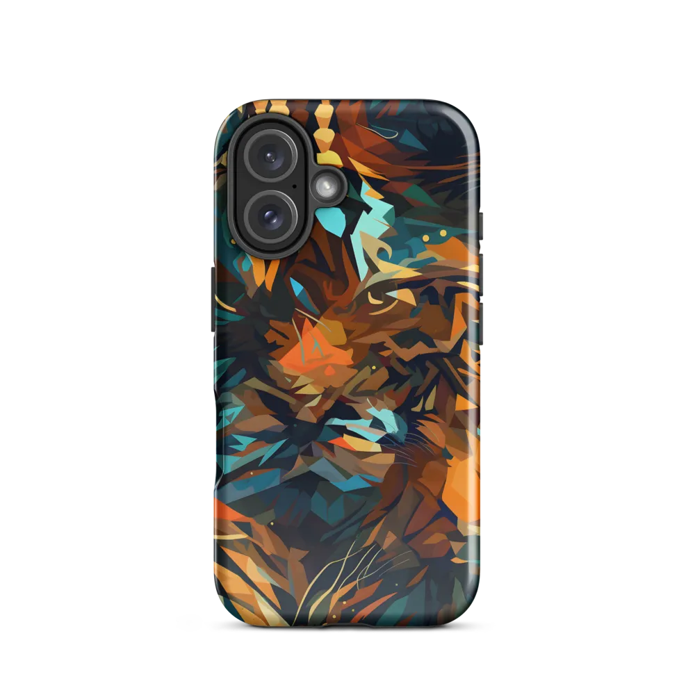 Wild Symphony: Abstract Tigers | Phone Case |  16 | Tough Case | Glossy
