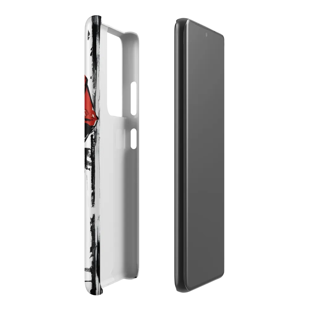 The Edgy Elegance | Phone Case |  S21 Ultra | Snap Case | Matte