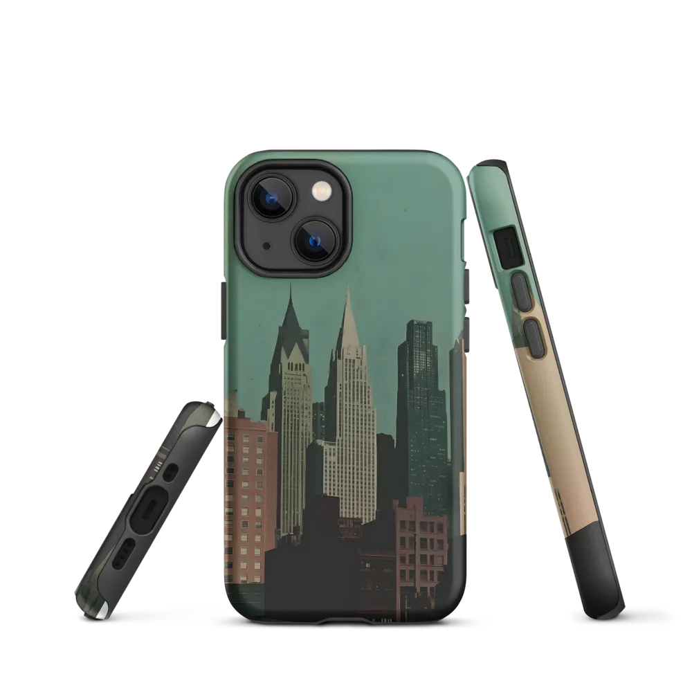 Urban Nostalgia: A Retro Cityscape