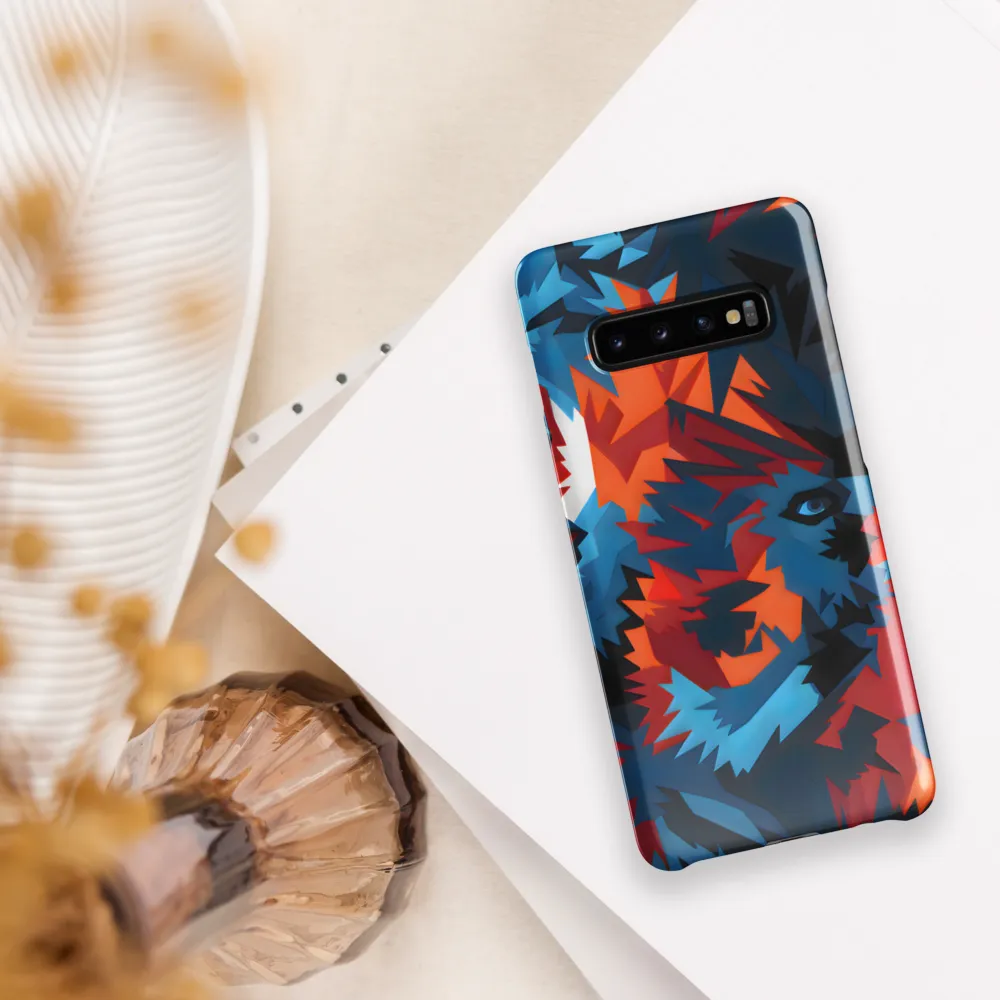 Vivid Aura of the Wolf | Phone Case |  S10 Plus | Snap Case | Glossy