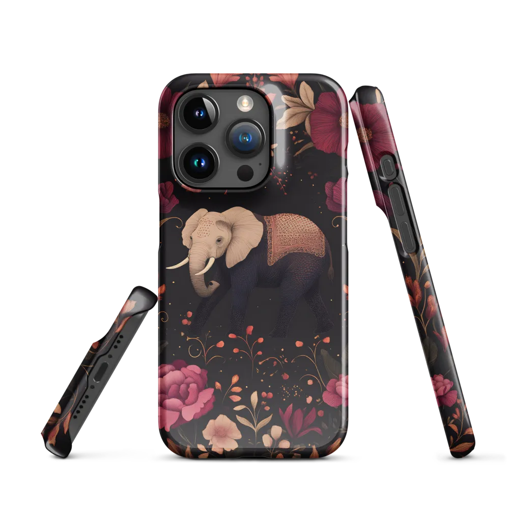 Whispers of the Wild: Elephants and Blooms