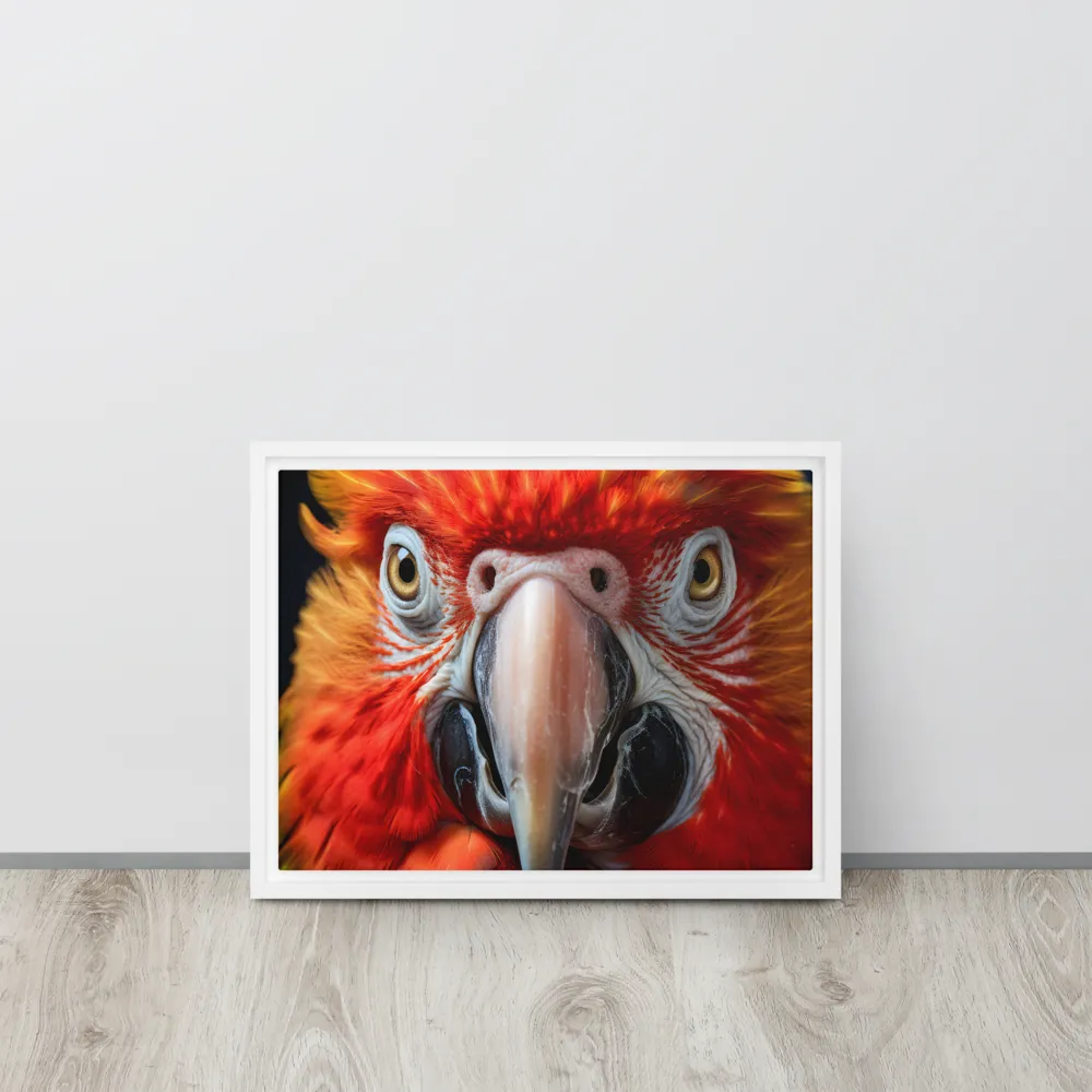The Fiery Gaze of the Parrot
