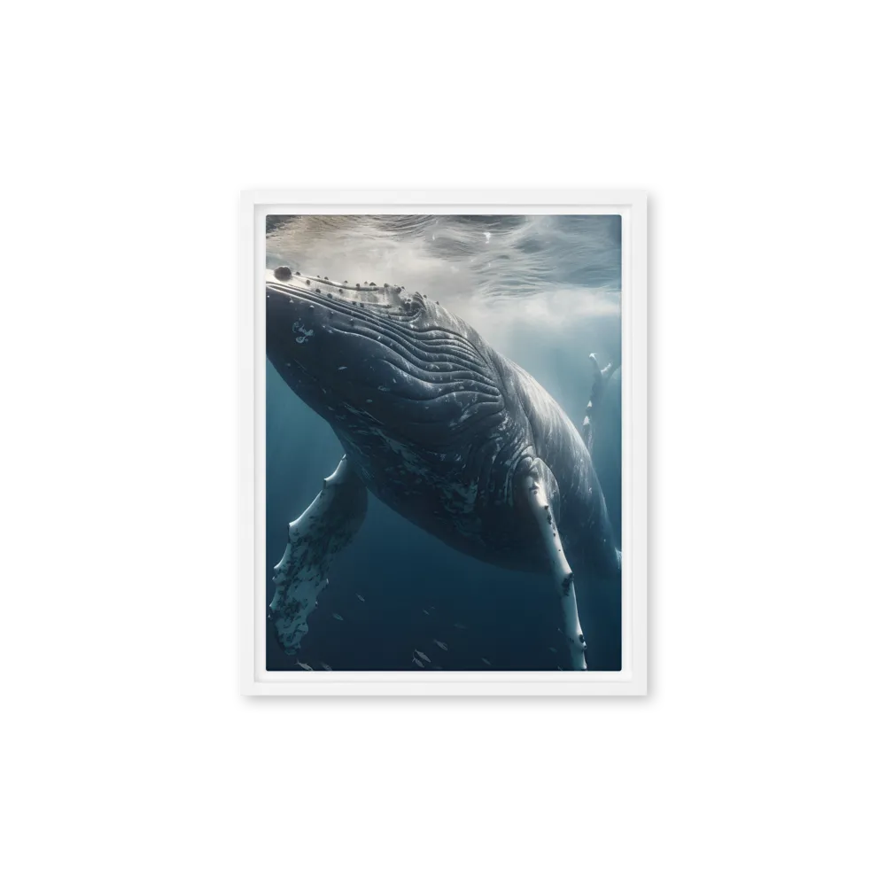 Graced by the Depths | Canvas with White Frame | 11″×14″