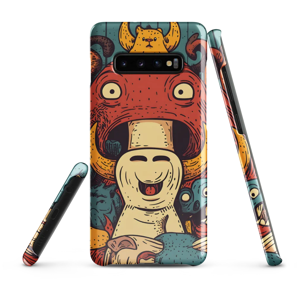 Whimsical Gathering of Creatures | Phone Case |  S10 Plus | Snap Case | Glossy