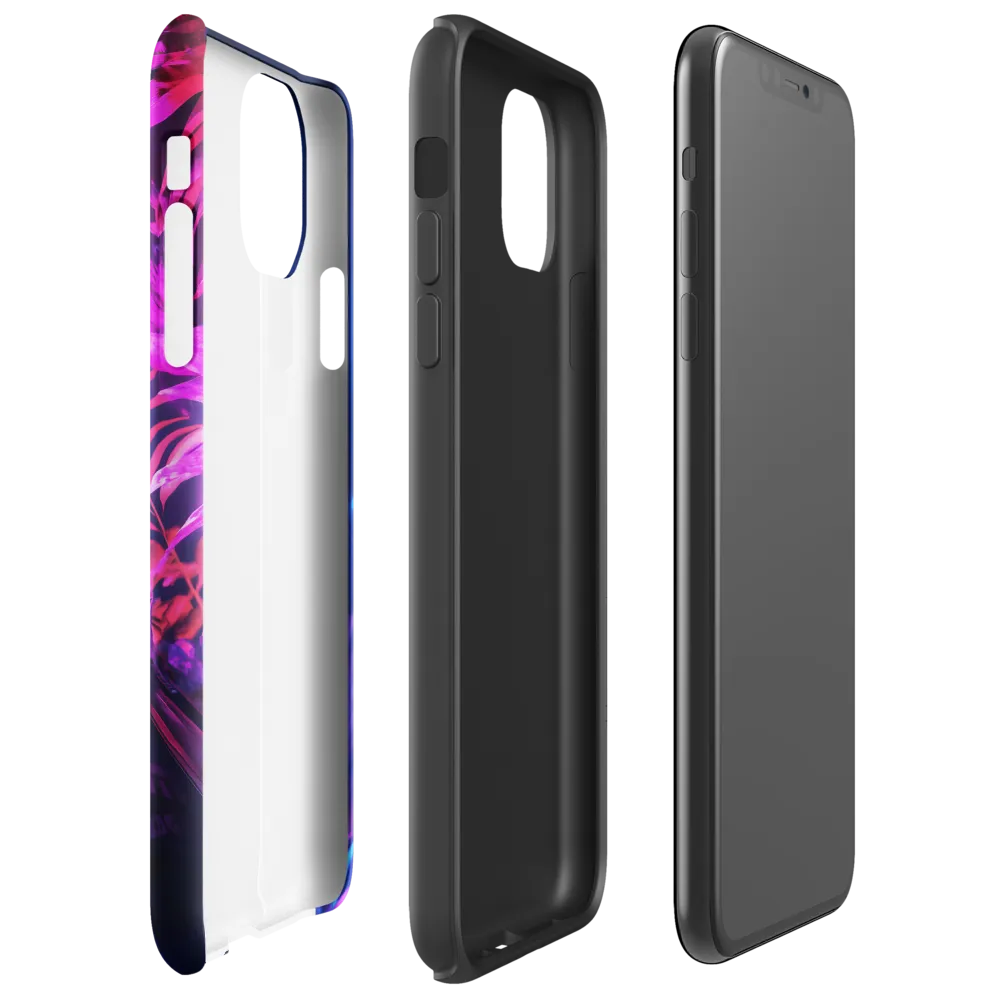 Neon Dreams: A Cyberpunk Portrait | Phone Case |  11 Pro Max | Tough Case | Glossy