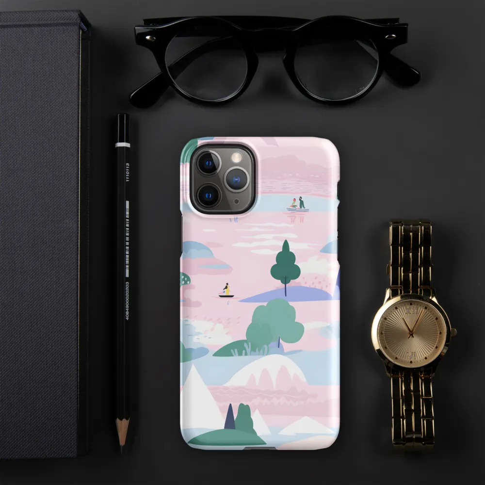 Whimsical Reflections: A Journey Through Landscapes | Phone Case |  11 Pro | Snap Case | Glossy