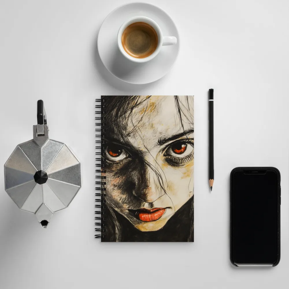 Gaze of Intensity | Spiral Notebook