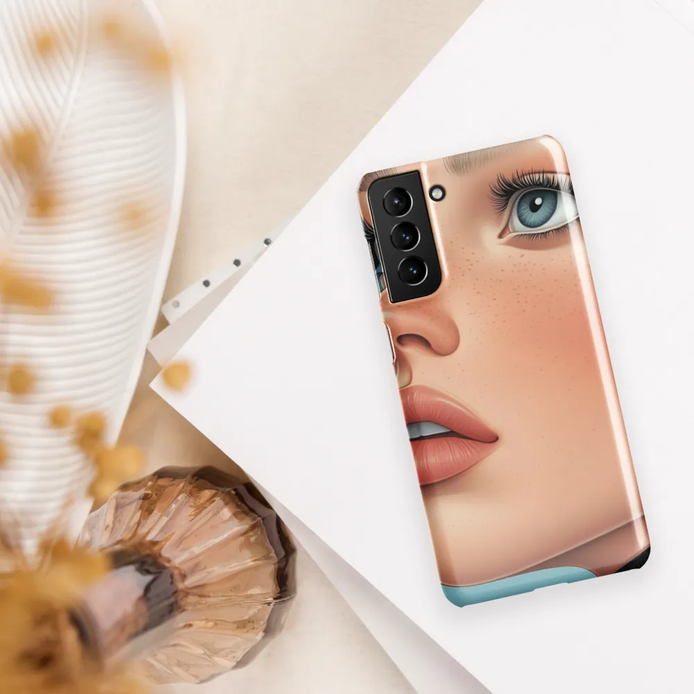 Serenity in Blue | Phone Case |  S21 Plus | Snap Case | Glossy