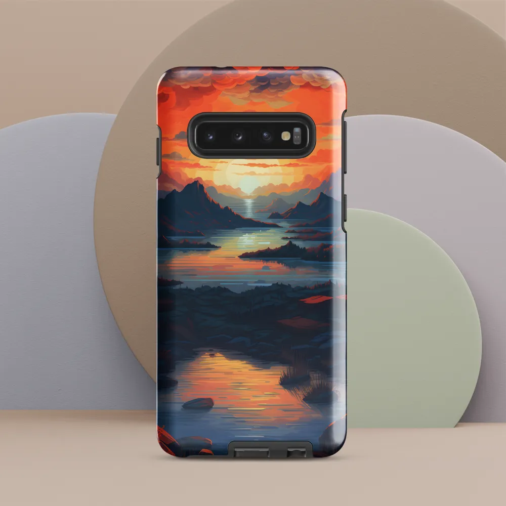 Ethereal Evening: A Digital Dusk