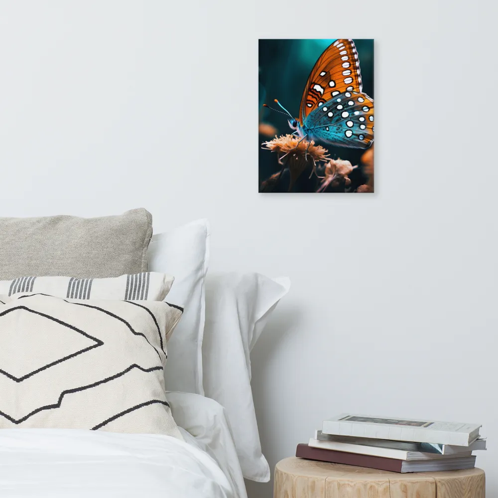 Whispers of Color: The Butterfly's Embrace