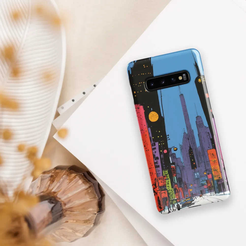 Neon City Dreams | Phone Case |  S10 Plus | Snap Case | Glossy