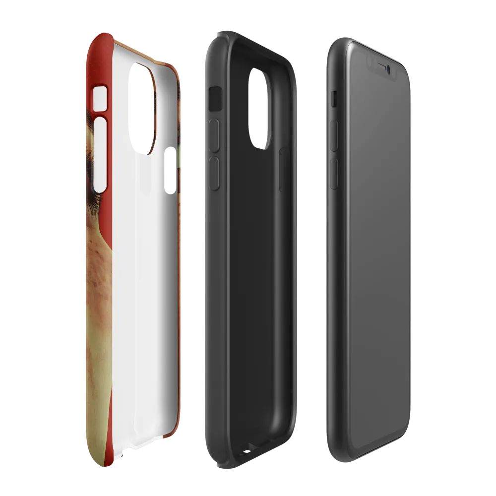 Red Intensity: A Portrait of Elegance