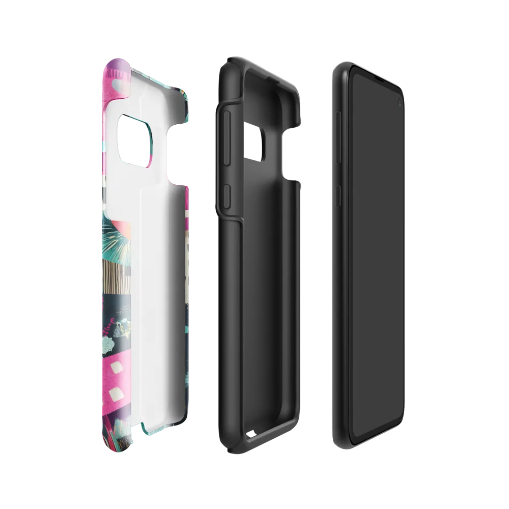 Whimsical Journey Through a Vibrant Landscape | Phone Case |  S10e | Tough Case | Glossy