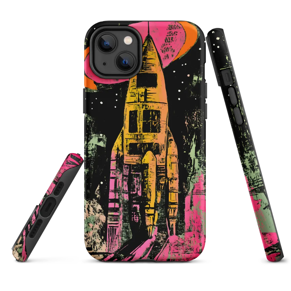 Cosmic Voyage: A Surreal Rocket Adventure