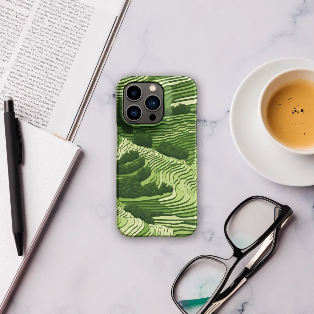 Waves of Green: An Abstract Landscape