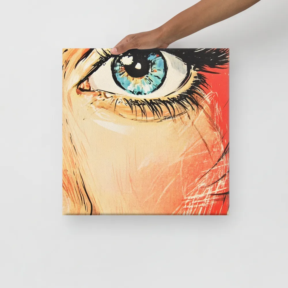 Gaze of Emotion | Canvas | 16″×16″