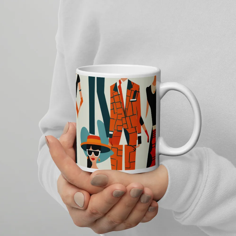 Chic Figures in Pop Art | Mugs | Multiple Sizes & Colors