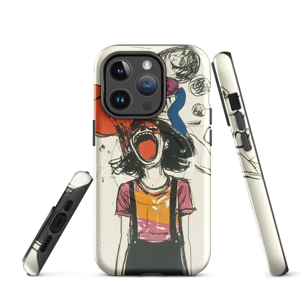 Echoes of Anguish | Phone Case |  14 Pro | MagSafe® Tough Case | Glossy