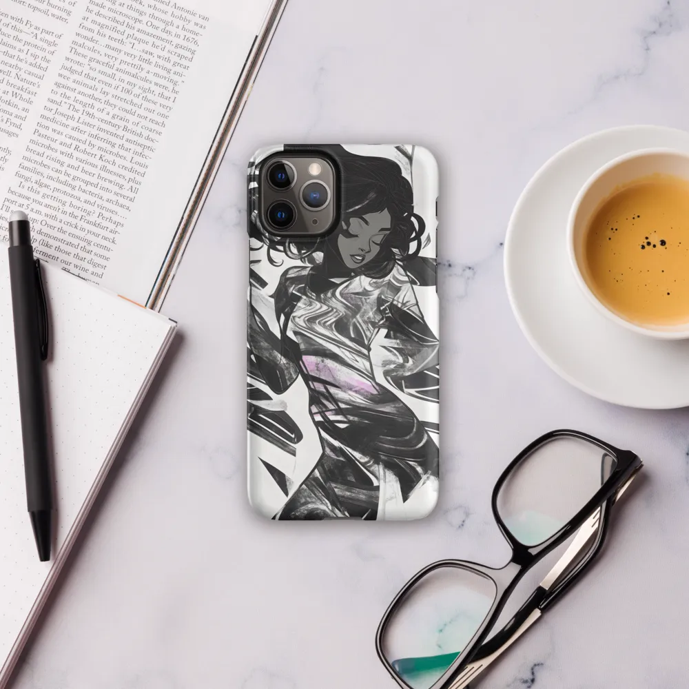 Fluid Grace: The Dance of Shadows | Phone Case |  11 Pro | Snap Case | Matte