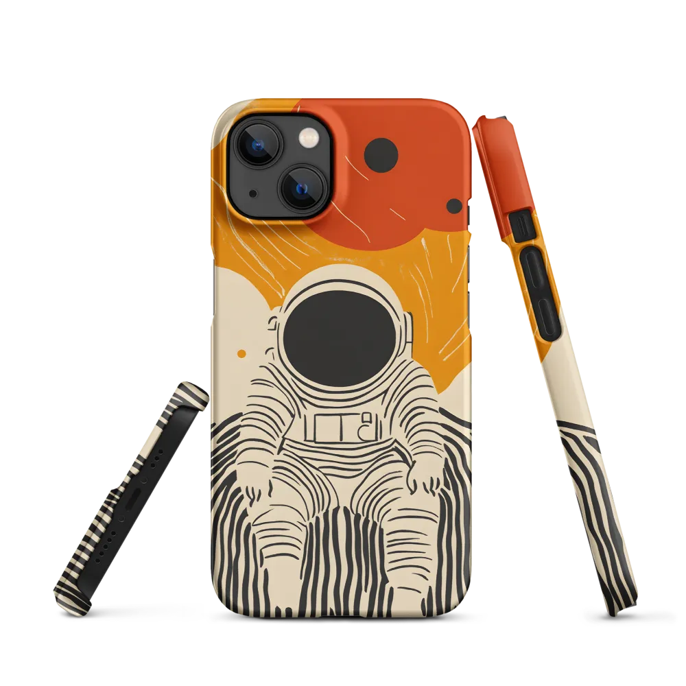 Astronaut in Cosmic Thoughts | Phone Case |  13 | Snap Case | Matte